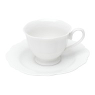 Xicara 80ml Para Café Porcelana Maldivas Branco